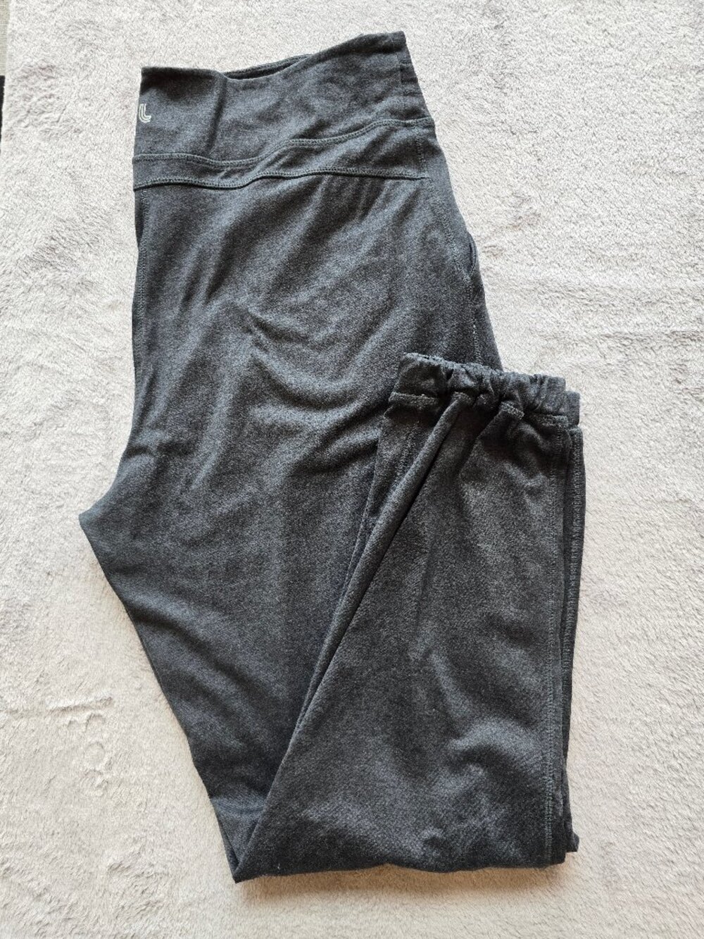NEW Lole Women's High-Rise Stretch Pant, Lounge Pant, Jogger, Light Grey large